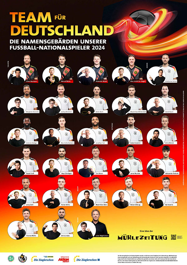 Das Fußball-Nationalteam der Männer EM 2024